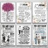 To Dad and Mom Canvas Poster Family Love Wall Pictures for Living Room Bedroom Modern Home Decor Father's Day Mother's Day Gift
