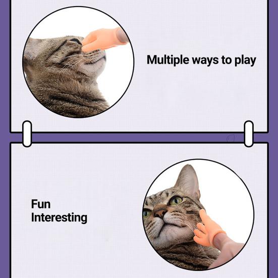 Yousheng 4/6 Pack Finger Puppets Сгибаемые милые мини-руки-марионетки Реалистичный внешний вид Устойчивые к разрывам Безопасные забавные жесты Маленькие ручки-игрушки для домашних животных
