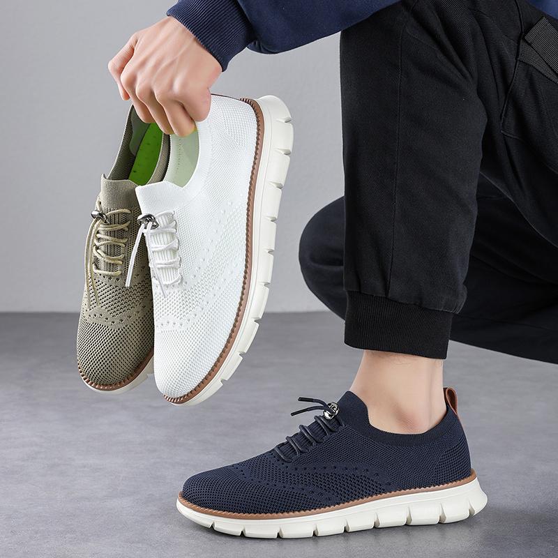 Men's Running Shoes Breathable Man Sports Sneakers Lace Up Comfort Casual Walking Shoes Athletic Training Footwear