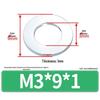 Очень большая плоская оцинкованная металлическая шайба (Размеры M1.6-M14)