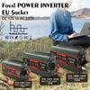 DC 12V To AC 220V-230V 1500W/2000W/2600W LCD Display Solar Voltage Transformer Convert EU Socket Modified Sine Wave Supply 220V Power Inverter