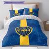 Boca Juniors Pattern Bedding Set Quilt Cover Pillowcase Home Decor Gift (1 * duvet cover + 2 * pillowcase, without core)