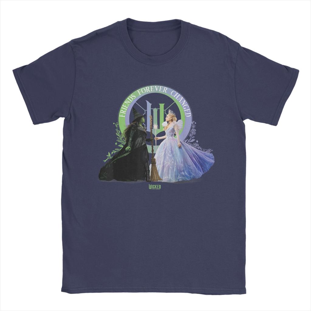 Wicked For Good Glinda and Elphaba Friends Forever Changed T Shirt TShirts Mens Cotton 5XL Clothing Short Sleeve Vintage Tops