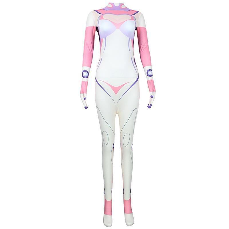 Костюм для косплея персонажей аниме на Хэллоуин Dva Da Ji Zero Two02 Смотреть Kyana Ayanami Rei Cos Gospel Warrior.