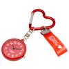 Fieldwork Women's Analog Pocket Watch with Carabiner Charm, Red, ST301-3
