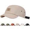 Унисекс Однотонные Бейсболки с Кожаной Этикеткой Быстросохнущая Шляпа Весна Осень Уличные Регулируемые Повседневные Шляпы Папина Шляпа Солнцезащитная H