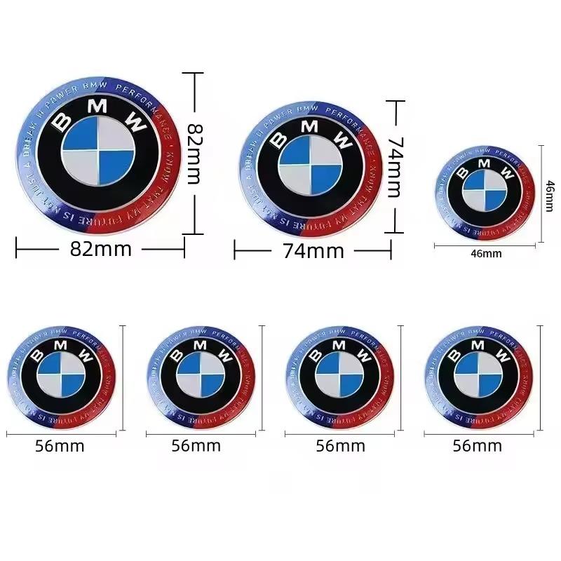7 шт./компл. Логотип 50-летия автомобиля для BMW G30 G31 G38 G11 G12 G20 G28 F10 F48 F49 G01 F20 F21 F22 Крышка для украшения колесного диска