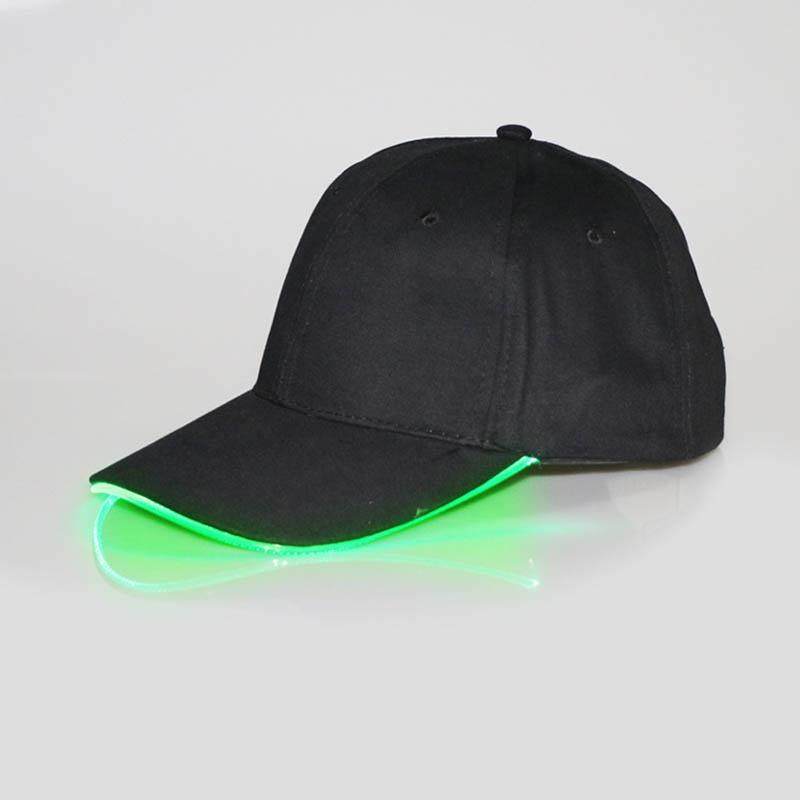 Vibrant Lighted Baseball Cap With Two Glow Modes Perfect For Night Sports And Celebrations