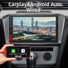 HIPPBQCC Автомагнитола 7" 1 Din Carplay Android Auto Мультимедийный плеер HD Сенсорный экран FM AUX Вход Bluetooth MirrorLink Универсальный