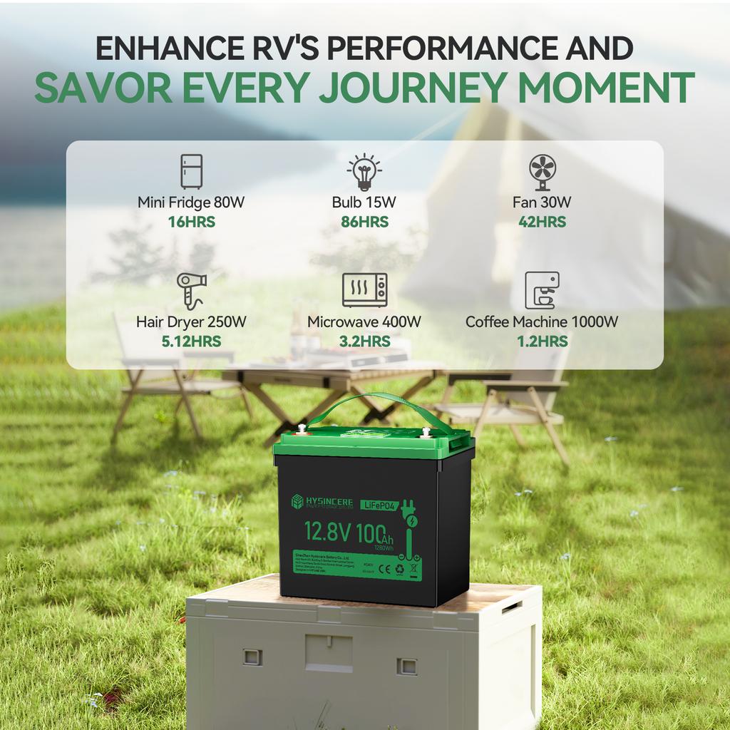 12.8V 100Ah Mini Lithium Iron Phosphate Battery Suitable for Energy Storage Systems Such As Fishing Motors, Camping RVs, Etc