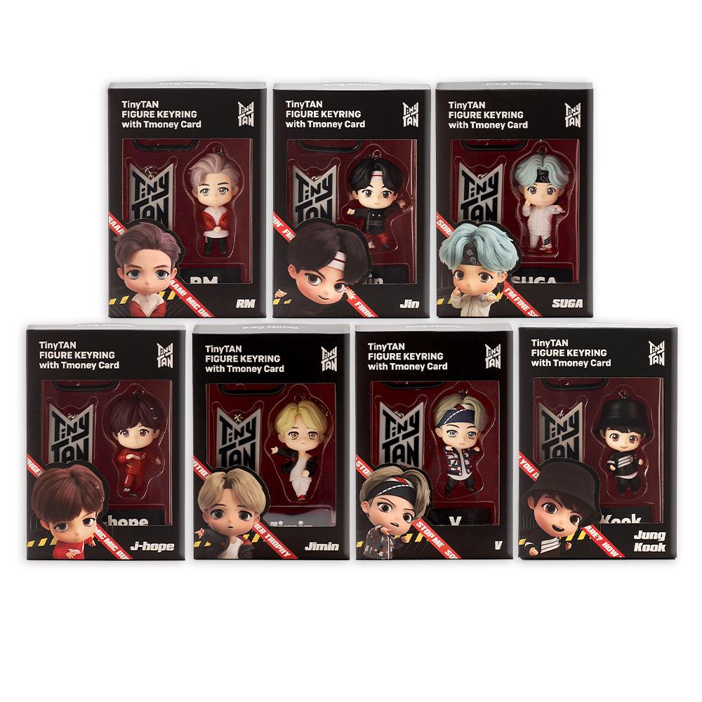 [Корея] БТС (Бантан мальчики) Фигурка-брелок T-money, TinyTan, официальный, оригинальный, подлинный, KPOP