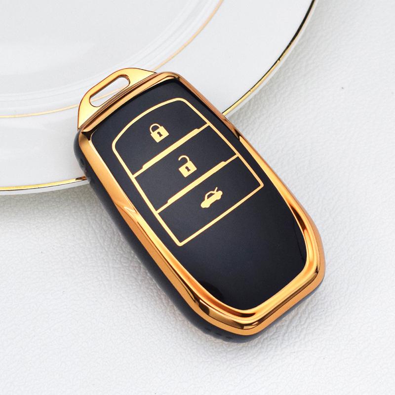 Чехол для дистанционного ключа с 2/3/4 кнопками, брелок для Toyota Fortuner Rav4 Highlander Yaris Auris Camry Land Cruiser Prado 150 Mark X Venza