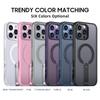 KEYSION Полый чехол с охлаждением MagSafe для iPhone 16 Pro Max 16Plus, магнитный, скрытая подставка, противоударный чехол для телефона
