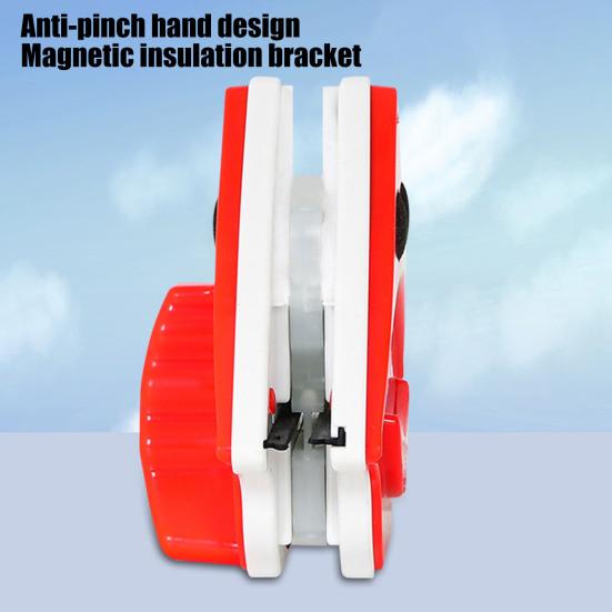 Магнитный набор для мытья окон, двухсторонняя щетка для мытья стекол, для высоких окон