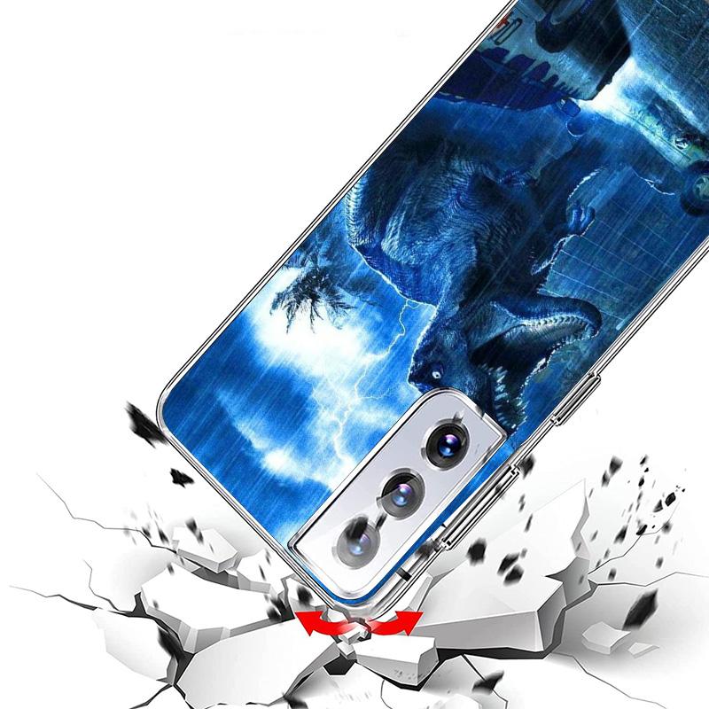 J-Jurassic Park Dinosaur World Phnoe Case for Samsung Galaxy S26 S25 Edge S23 S24 Ultra S22 Plus S21 S20 FE Unique Cover Soft Co