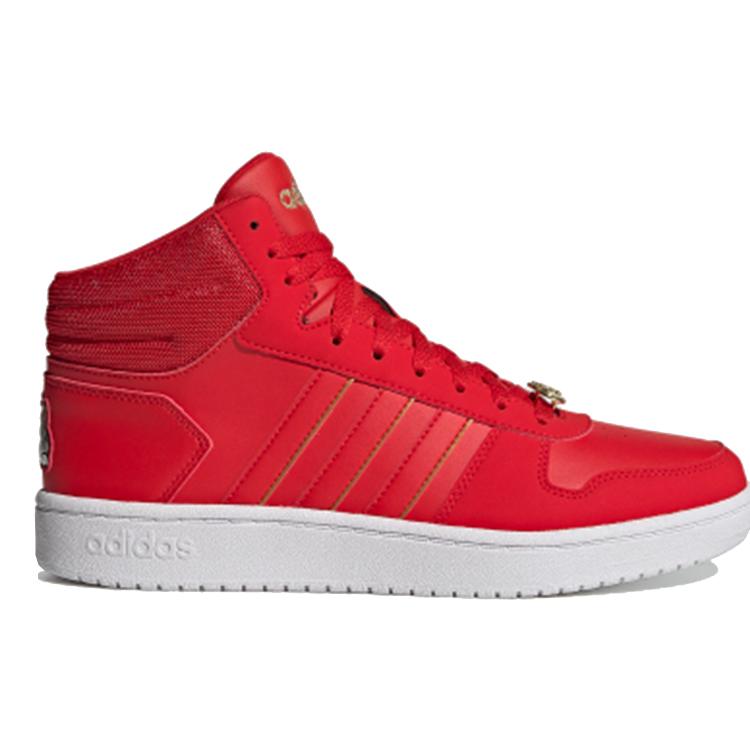 adidas Кроссовки Hoops 2.0 Mid 'Красный Белый' G57630