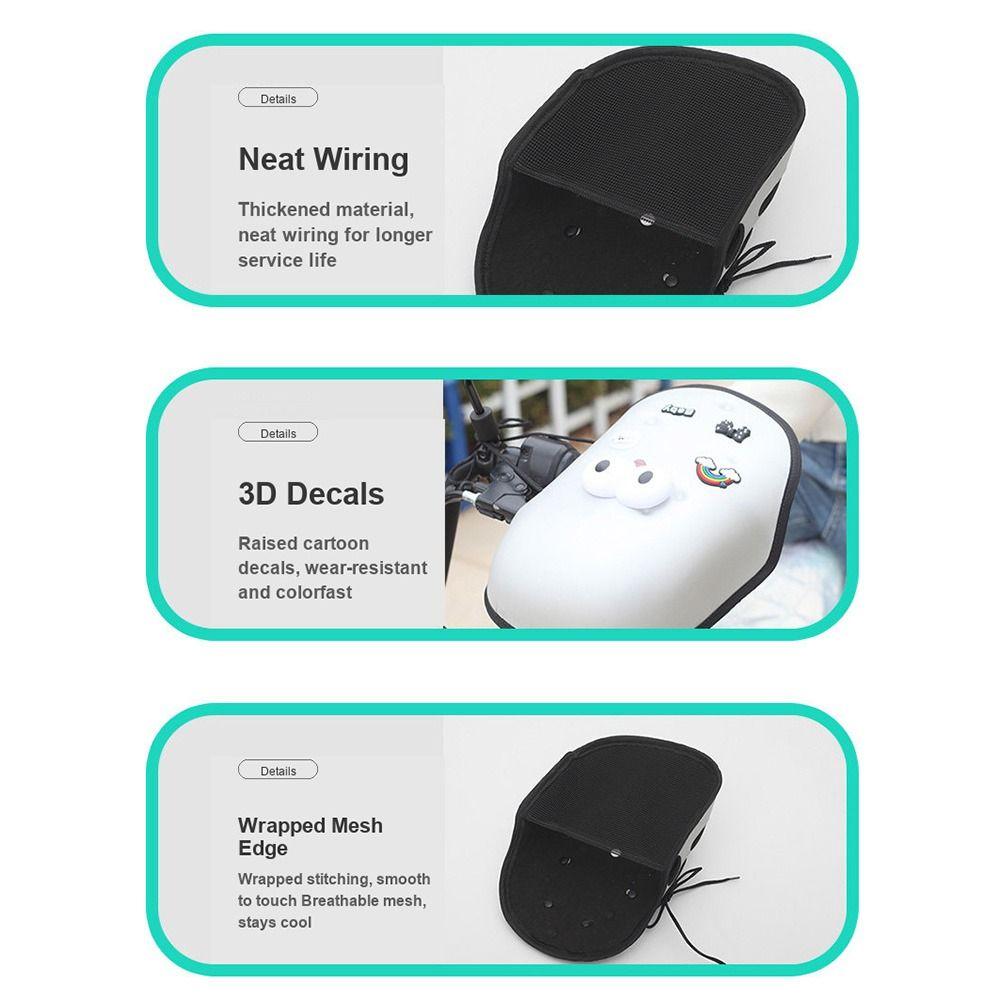Breathable E-bike Handlebar Grip 3D Bike Grip Muffs Durable Motorbike Handle Cover  Bicycle