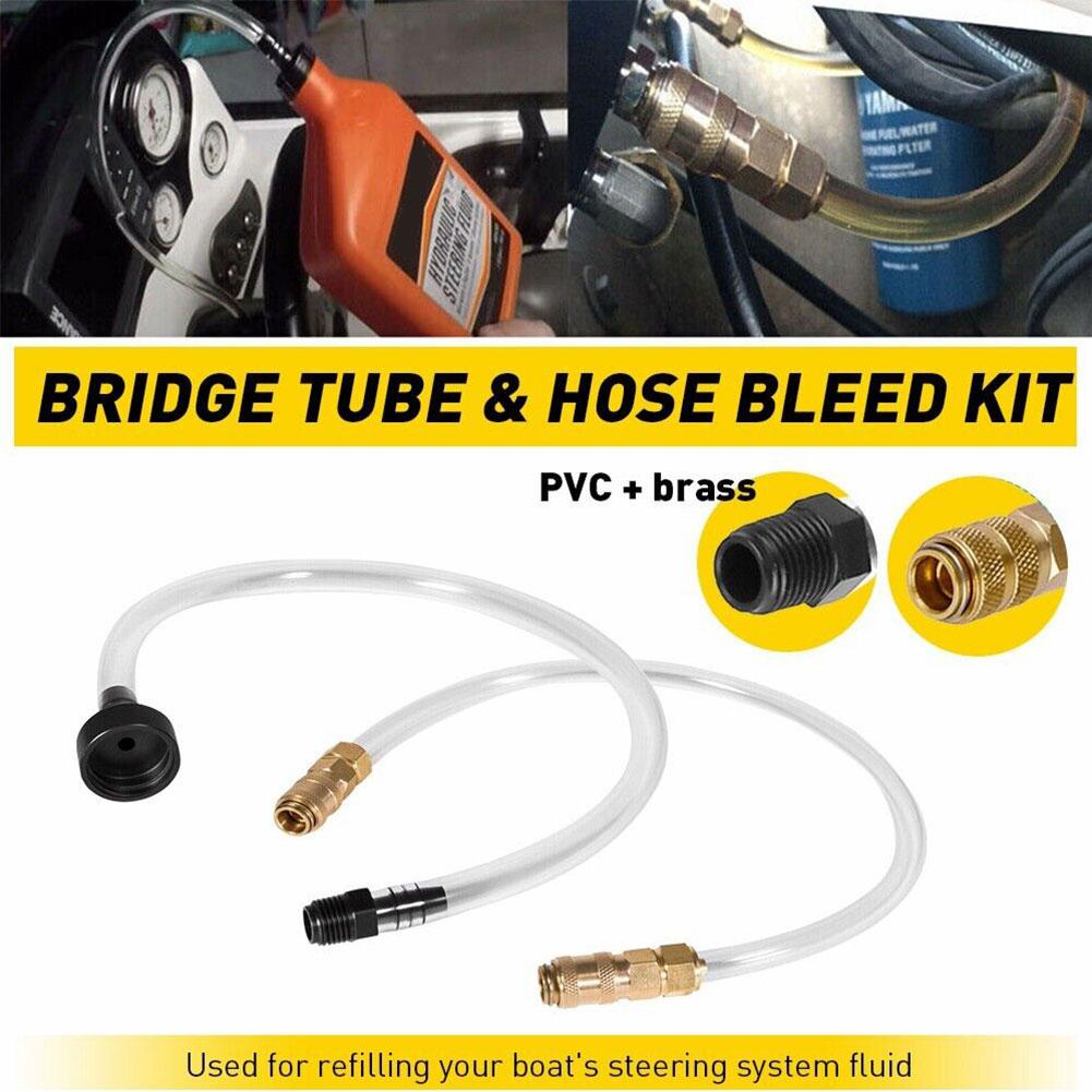 2Pack Bleed Kit Комплект для заливки масла для гидравлических систем рулевого управления Seastar Мостовой шланг для ремонта морских лодок и яхт Z0E6