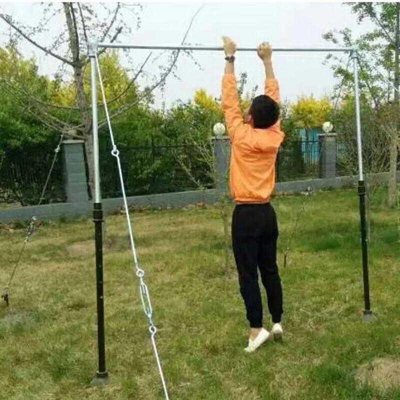 WEZHO Outdoor Spring Steel Pull-up Bar