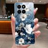 For Honor 400 Smart 5G Case Honor X7d 4G 5G Cover Clear Luxury Fashion Butterfly Flower Soft TPU Silicone Transparent Phone Case