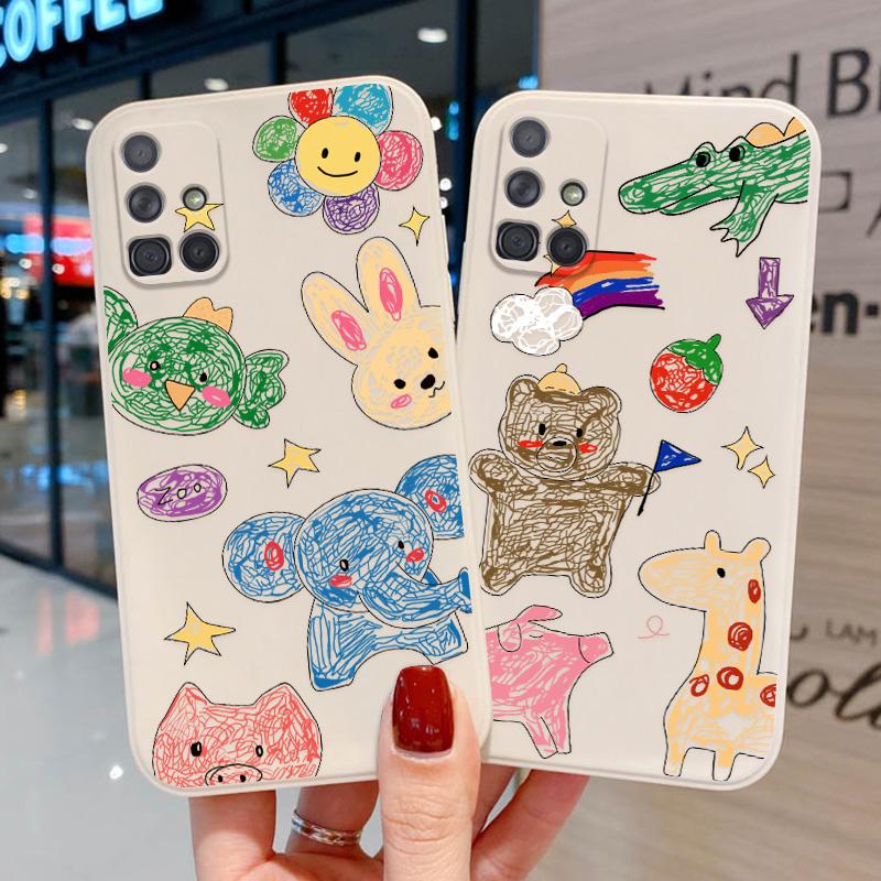 Чехол A52 для Samsung Galaxy A52S 5G A32 A71 A51 A12 A53, чехол для Samsung S21 Plus S22 Ultra S20 FE A30S A50 M12 A21S A33 A 32