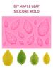 1PC Diy Leaf Fondant Cake Baking Liquid Silicone Mold A Variety Of Leaf And Maple Silicone Mold Collection
