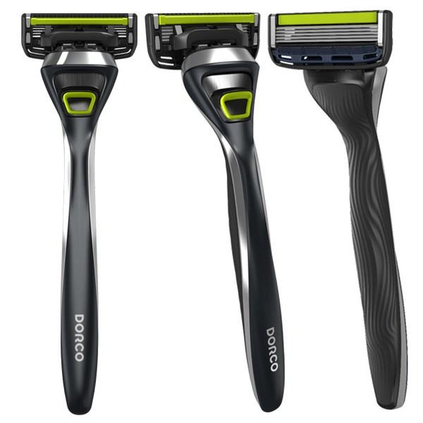 Dorco Face 5 Style Set, бритва + лезвие..., 2 набора, корейское лезвие