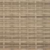 2 Seater Garden Sofa with Canopy and Footstools Beige Poly Rattan
