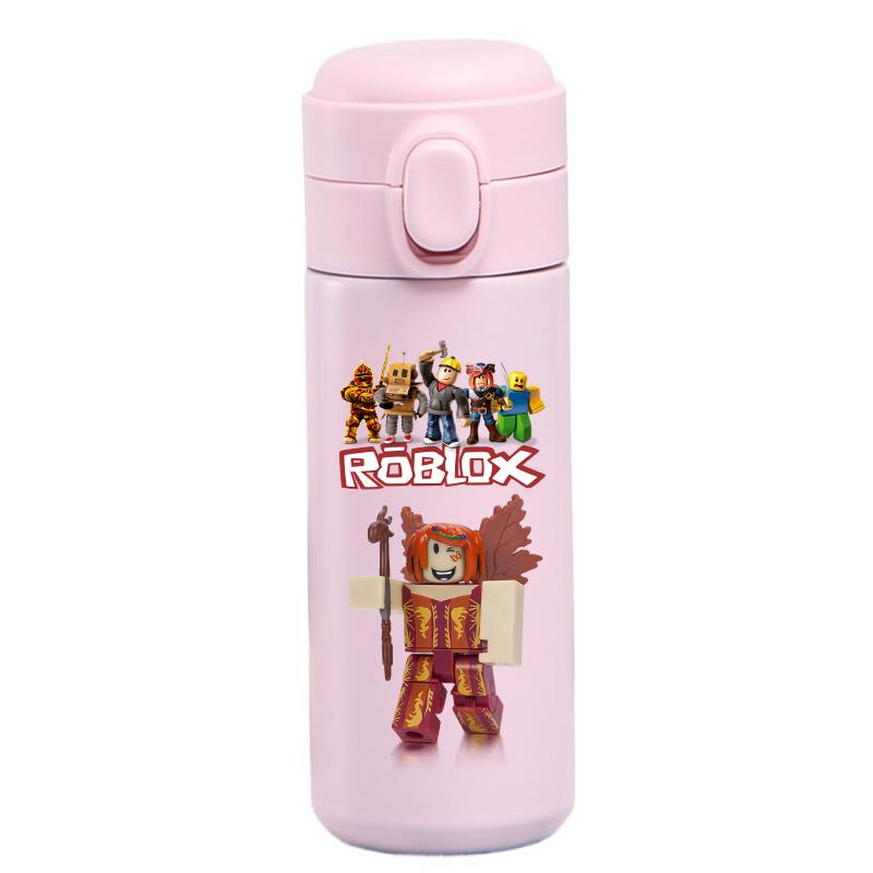 420ML Gourde Roblox Game Straight Drinking Cup Anime Water Bottle DynaBlocks 304 Stainless Steel Thermos Cup Holiday Gifts