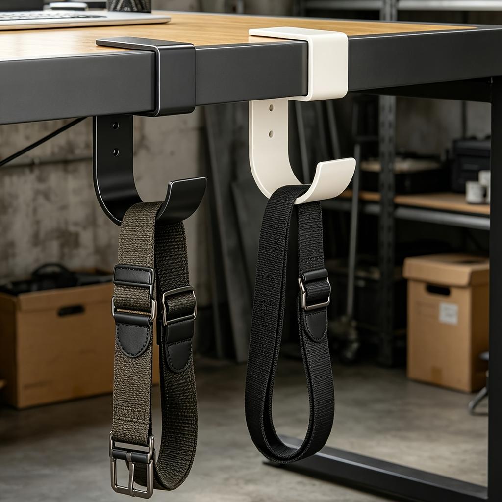 Desk Side Hanging Hook, No Drill Bag And Water Bottle Holder School And Home, Utility Hooks