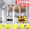 3KW Gold Electric Water Faucet Heater Tankless Electric Water Heater Led Digital Display Bathroom Kitchen Heater Faucet