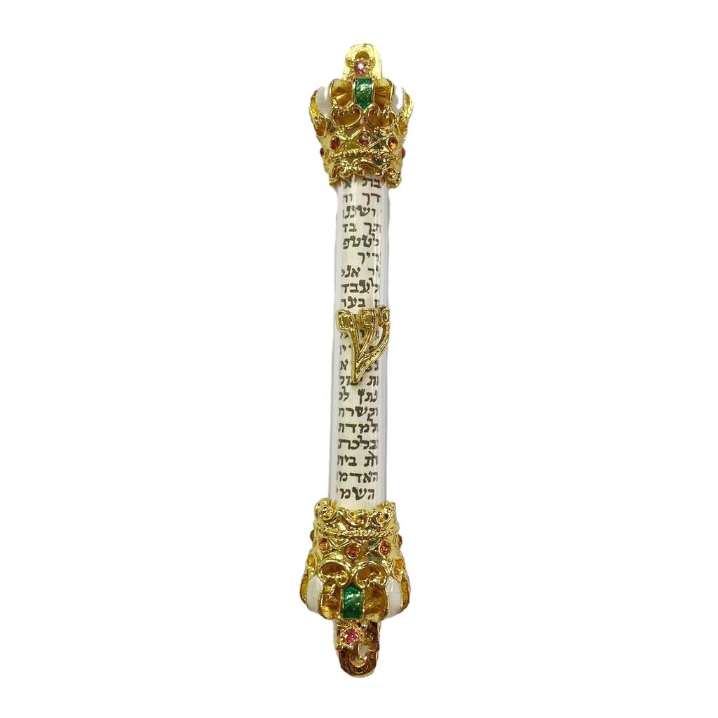 Mezuzah Door Jewish Metal Mezuza Gift Religious Scroll Home Mitzvah Judaica Israel Jerusalem Wedding Outdoor Case