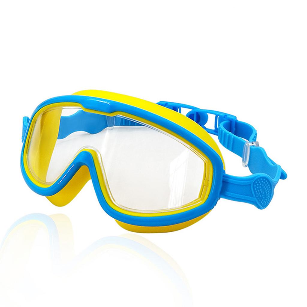 Big Frame Kids Swim Goggles Anti Fog Wide View Swimming Gear for Boys Girls Children Glasses for Swimming Pool