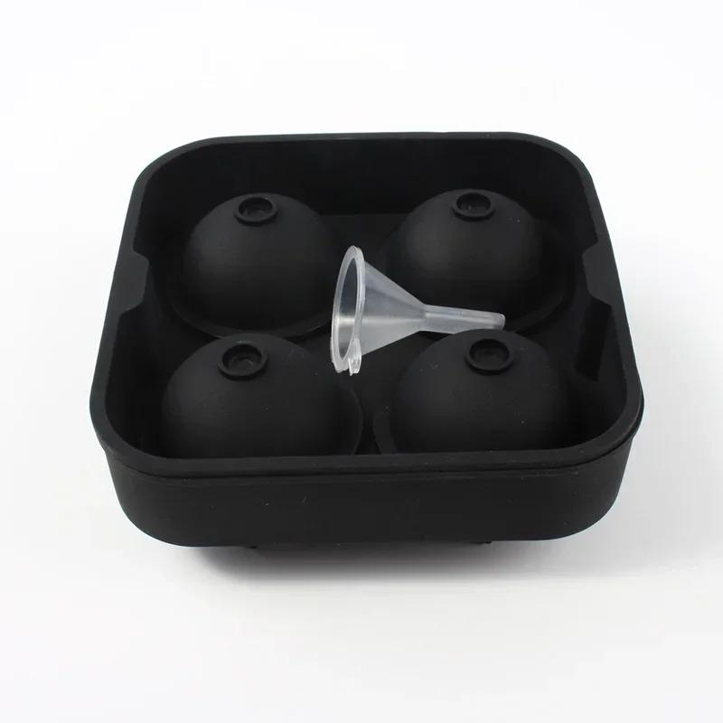 4/6/8/15 Ячеек Большая Форма для Льда Пищевой Силикон с Крышкой Гигантская Форма для Квадратов Льда Летний DIY Ледогенератор Домашний Бар Формы для Ледяных Шаров