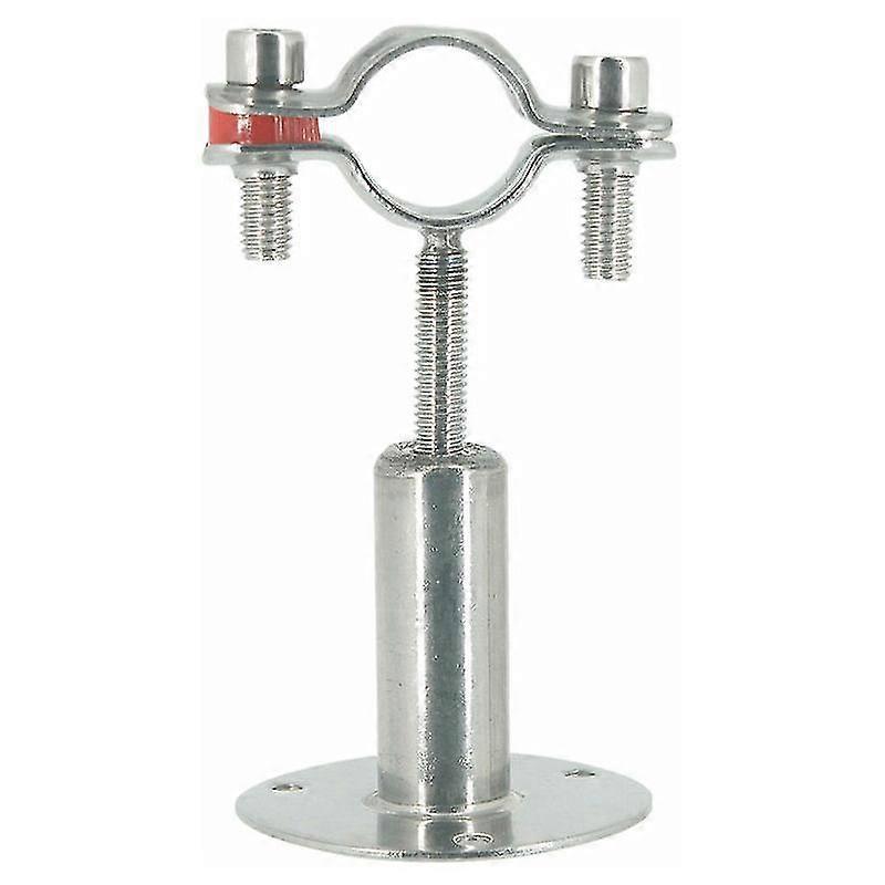 Stainless steel wall bracket for 25 mm diameter pipe (2 pieces), 60 mm
