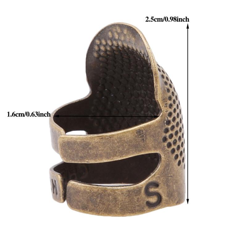 Finger Protector Household Sewing Tools Accessories Thimble Needles Finger Protector Thimble Ring Handworking Needle Craft NEW