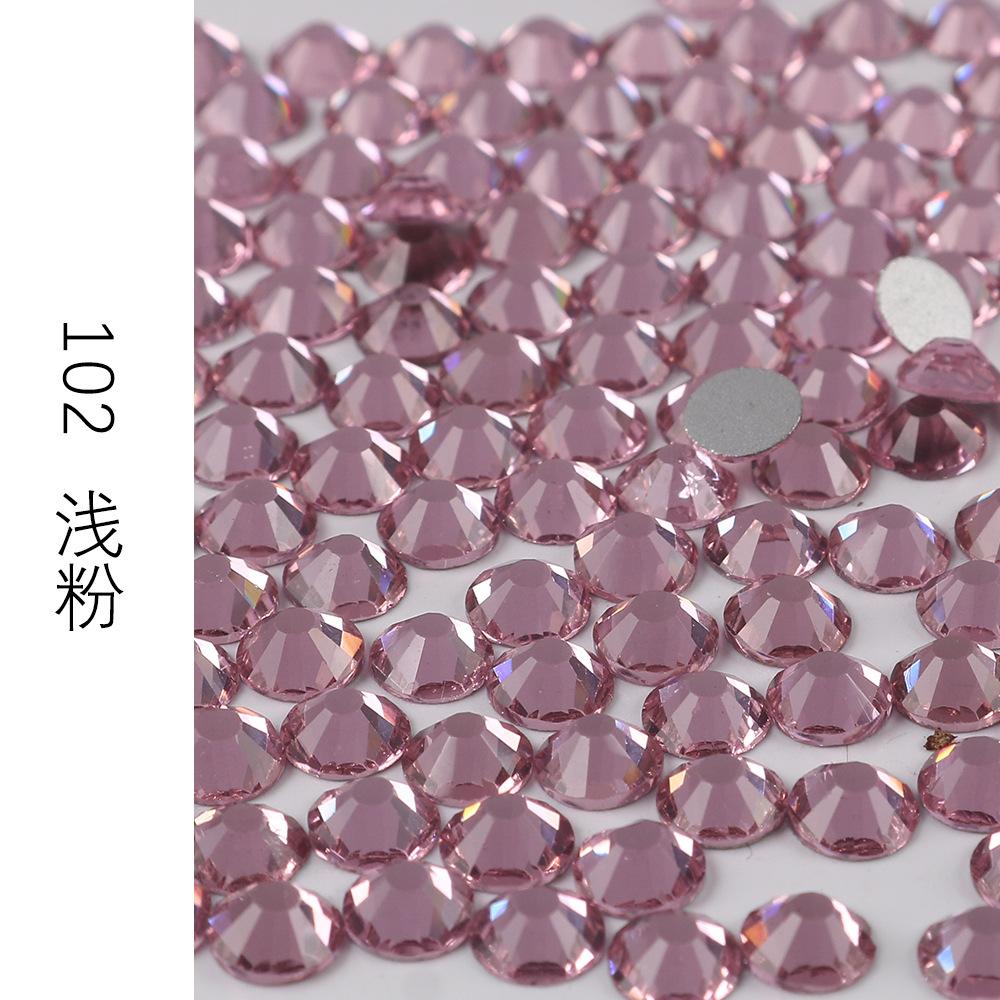 Круглый стеклянный страз DIY маникюр бриллиантовая ювелирка, наклейка-дрель для аксессуаров чехла мобильного телефона, хрустальное стекло плоское дно имитация бриллианта