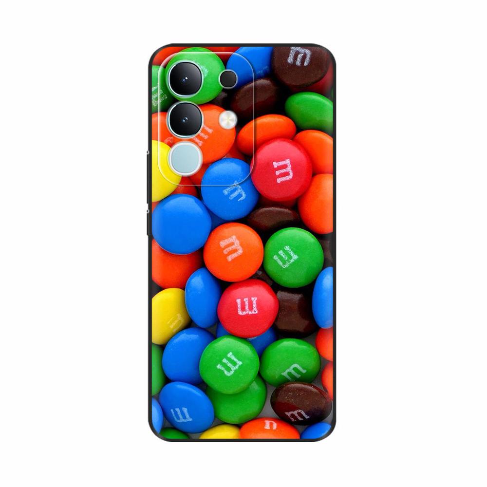 Чехол-крышка для Vivo Y29 4G 2025 Милые Цветы Мягкий Силикон Capa Чехлы для Телефона Для Vivo Y29 4G Чехол Мультяшные Ударопрочные Сумки Coque