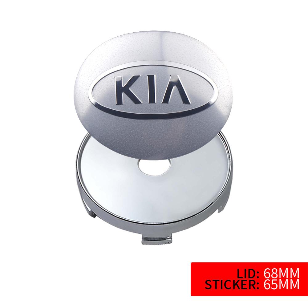 AANP1 4pcs 60MM 68MM Car Wheel Center Hub Cap Cover For KIA Sportage Niro Rio Ceed Cerato Soul Sorento Picanto Optima K K5 Sonic Forte