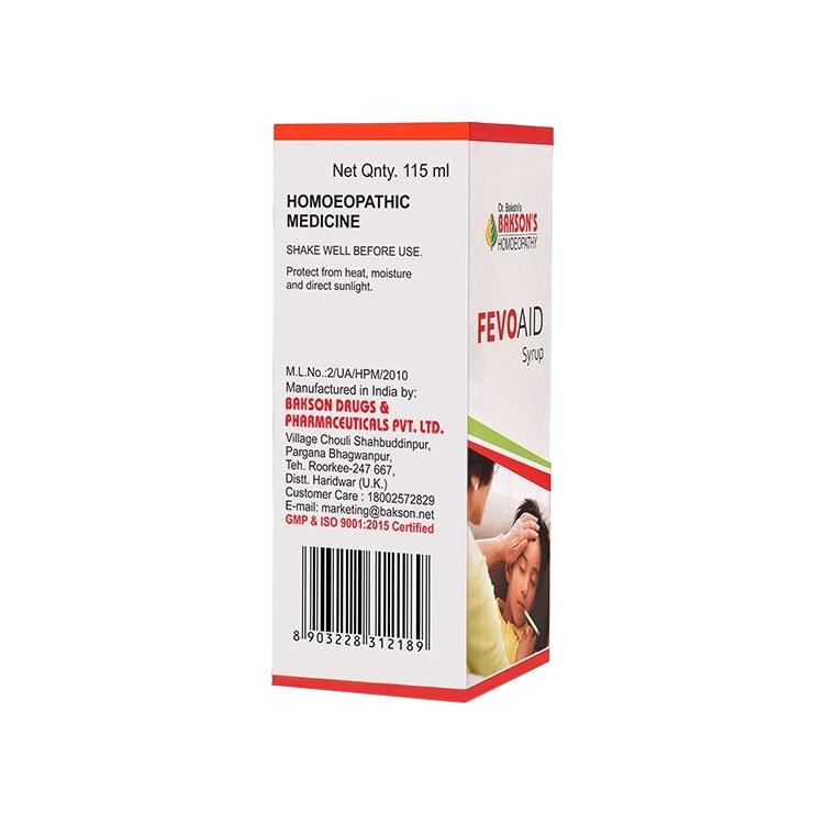 Сироп Фево (115 мл), Fevo Aid Syrup, Bakson