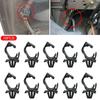 10pcs 10mm Car Wiring Harness Fixing Clips Automotive Accessories Zip Ties Cable Buckle Corrugated Pipe Fastener Multi-Function
