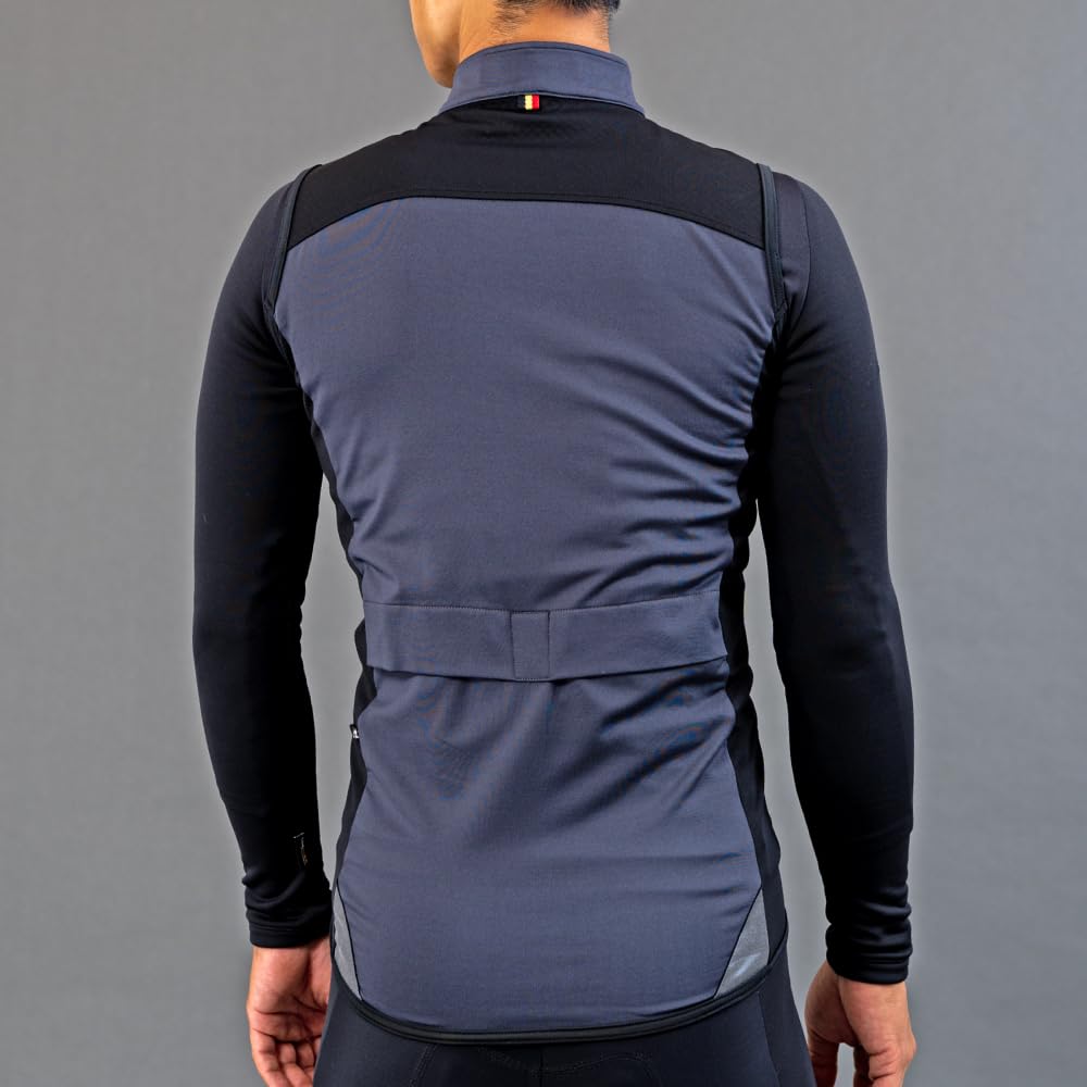 Ветрозащитный жилет для велоспорта Lion de Capelmuur, размер XS, жилет для осени/зимы, ветрозащитный, водоотталкивающий, дышащий, подкладка из микрофлиса, черный,