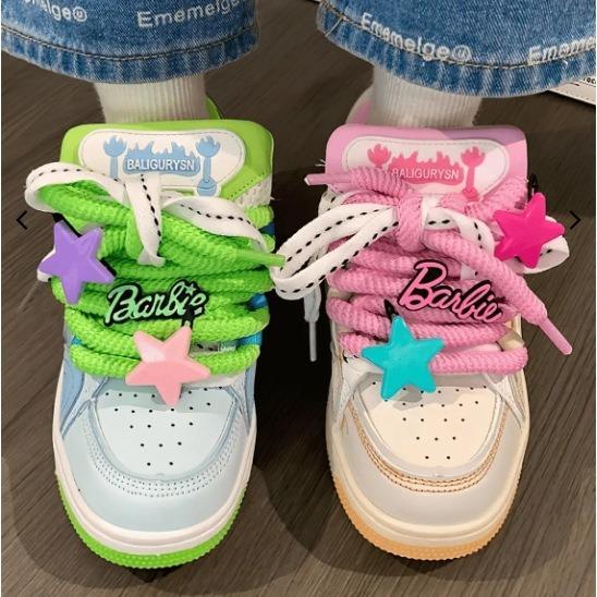 Модные парные кроссовки, повседневные, в тренде инс, нишевый дизайн, туфли-мандаринки, повседневный день с дофаминовым сочетанием цветов