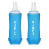 Soft Flask Running Hydration Water for Trail and with Dustproof Caps X Bottle, 500ml/350ml/200ml Bottle, Foldable, Marathons, Running, Hiking,