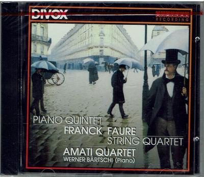 CD AMATI QUARTET, СЕЗАР ФРАНК, ГАБРИ - Фортепианный квинтет / Струнный квартет CDX29001 Divox 1991 Швейцария Классика Б/У