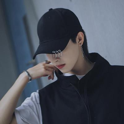 Мужская женская модная шляпа KPOP, регулируемая бейсболка Snapback с кольцами