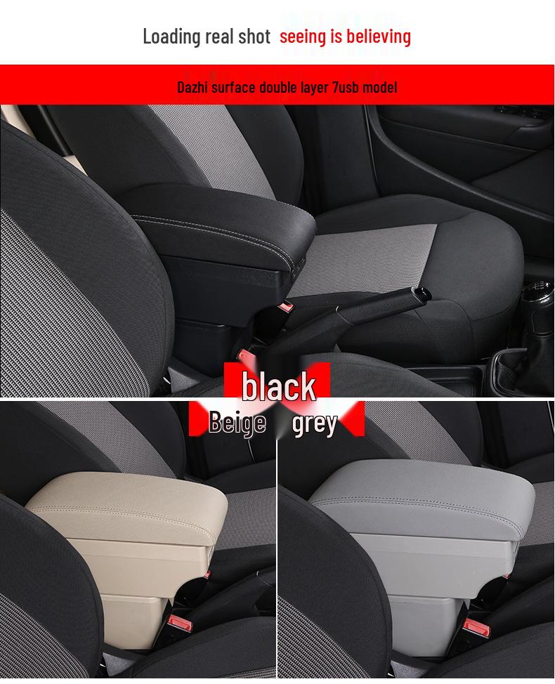 Sunny Armrest Storage Box for Cars - Ideal for India, with Export Quality and Decorative Modification