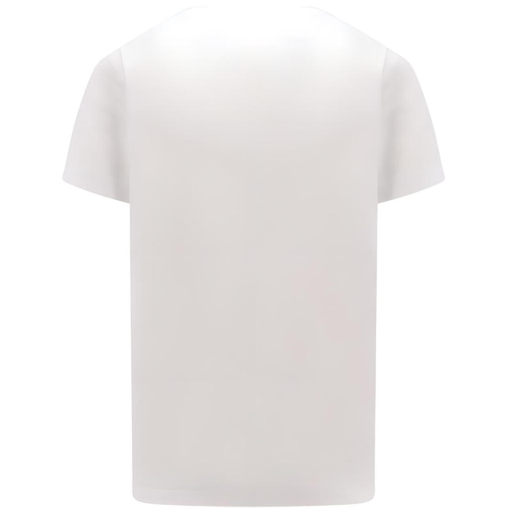 Burberry Футболка с круглым вырезом и вышитым логотипом 80840151