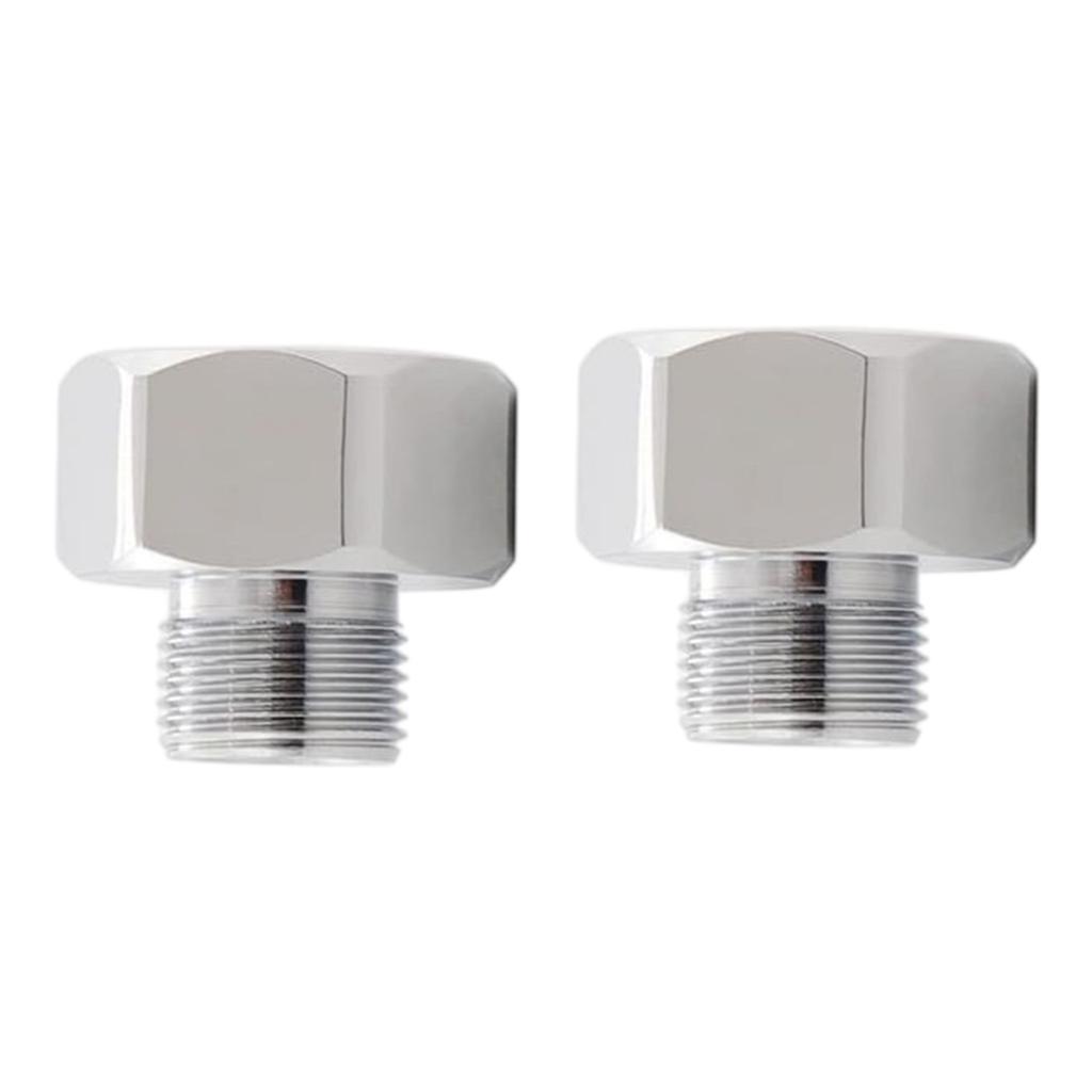 Набор переходников с резьбой для водопроводной линии из нержавеющей стали G1/2 внутренняя G3/8 наружная с лентой для подключения смесителей, кемперов, стиральных машин, труб