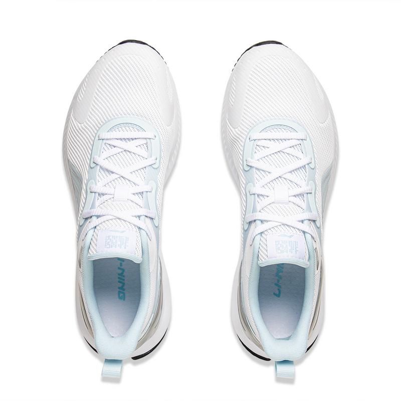 Li Ning Амортизация, Износостойкие Низкие Повседневные Беговые Кроссовки Мужские Стандартные Белые ARHV021-6